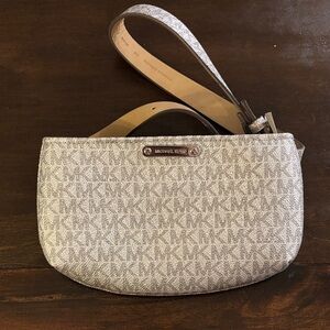 Michael Kors Silver Monogram Fanny Pack